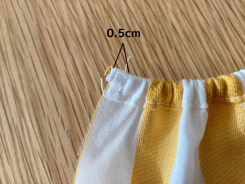 メルちゃんソランちゃんのゴムスカートの作り方
