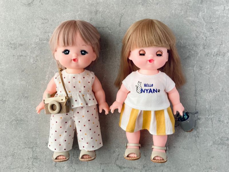 メルちゃんソランちゃんのゴムスカートの作り方