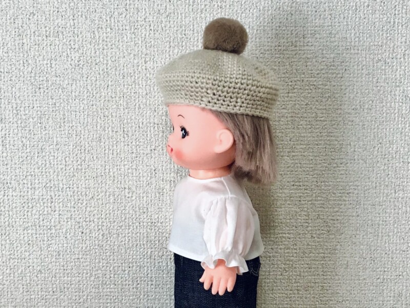 メルちゃんソランちゃん【ギャザー袖ブラウス】の作り方と無料型紙