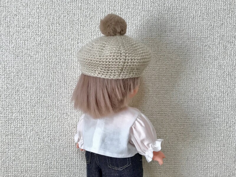 メルちゃんソランちゃん【ギャザー袖ブラウス】の作り方と無料型紙