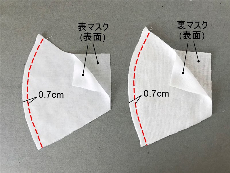 息苦しくない夏用マスクの作り方と無料型紙