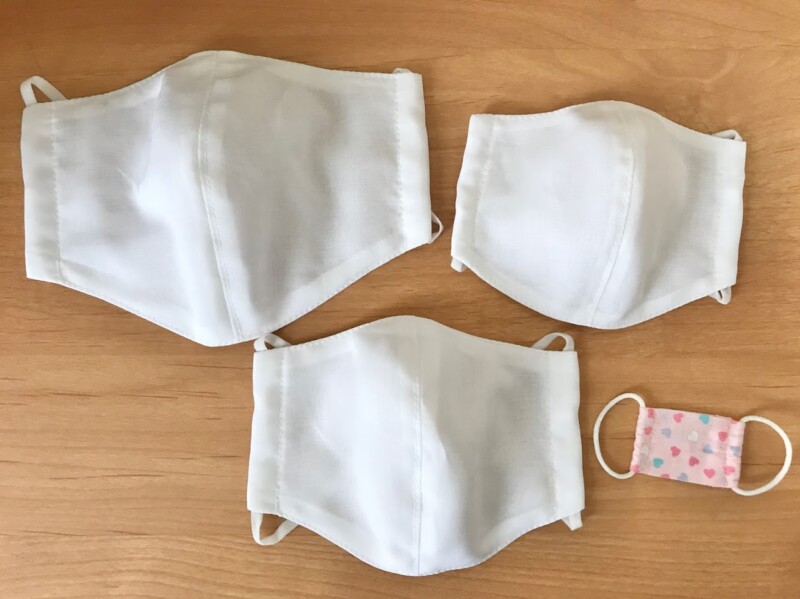 息苦しくない夏用マスクの作り方と無料型紙