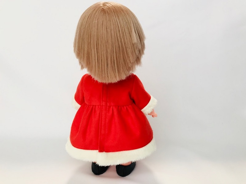 メルちゃん・ソランちゃんサイズ~クリスマスサンタワンピースの作り方