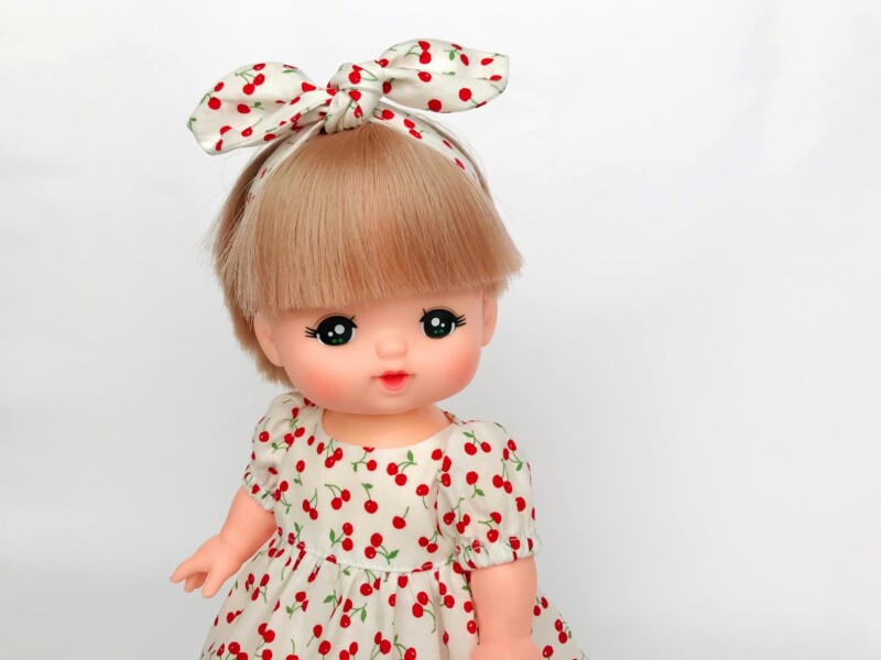 メルちゃんソランちゃんのリボンヘアバンドの作り方