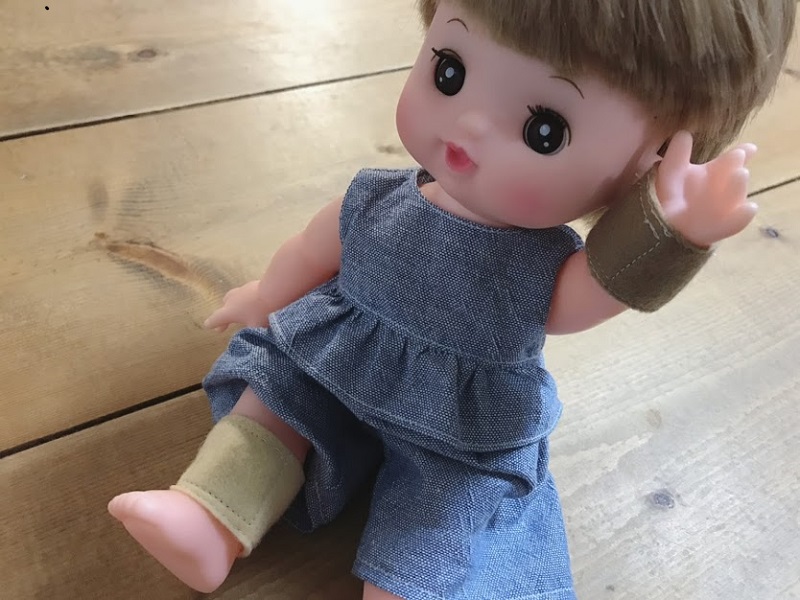 メルちゃん・ソランちゃんサイズ~絆創膏の型紙と作り方