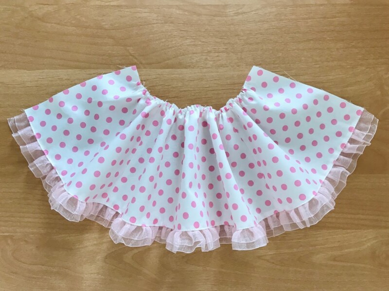 メルちゃん・ソランちゃんサイズ~ノースリーブドレスの作り方と無料型紙