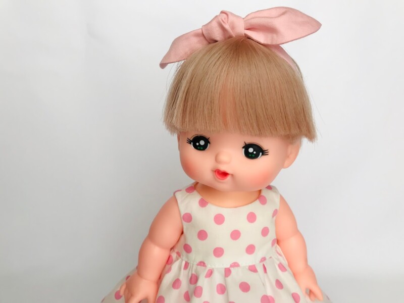 メルちゃん・ソランちゃんサイズ~ノースリーブドレスの作り方と無料型紙