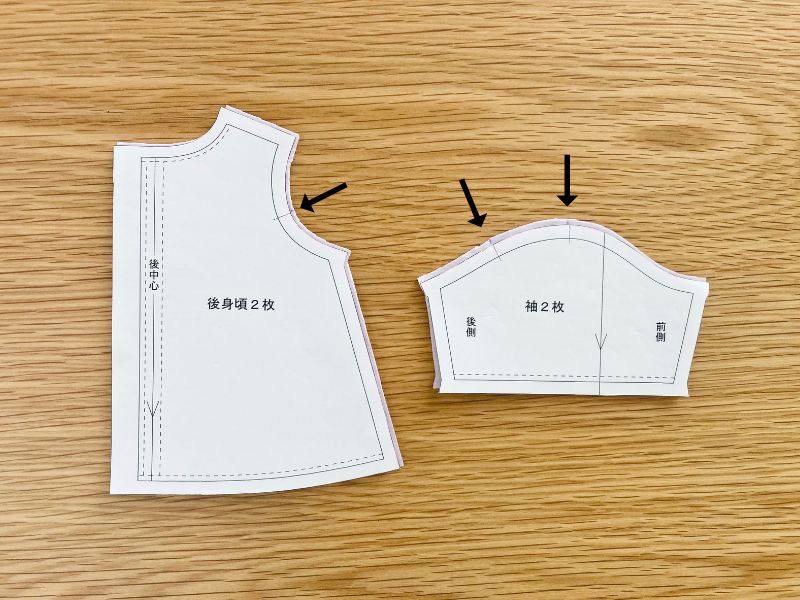 メルちゃん・ソランちゃんサイズ-Aライン長袖ワンピースの作り方と無料型紙