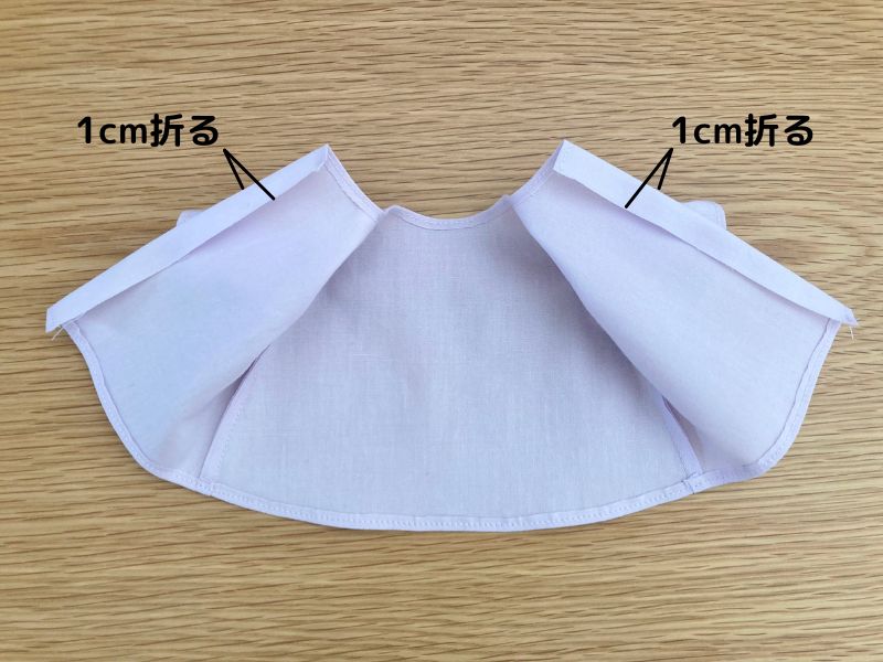 メルちゃん・ソランちゃんサイズ-Aライン長袖ワンピースの作り方と無料型紙