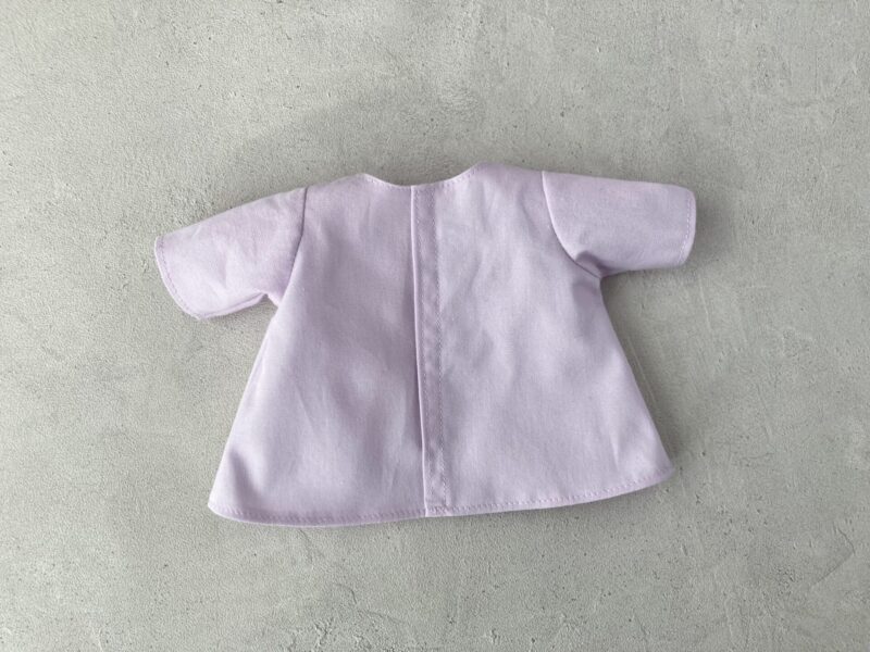 メルちゃん・ソランちゃんサイズ-Aライン長袖ワンピースの作り方と無料型紙