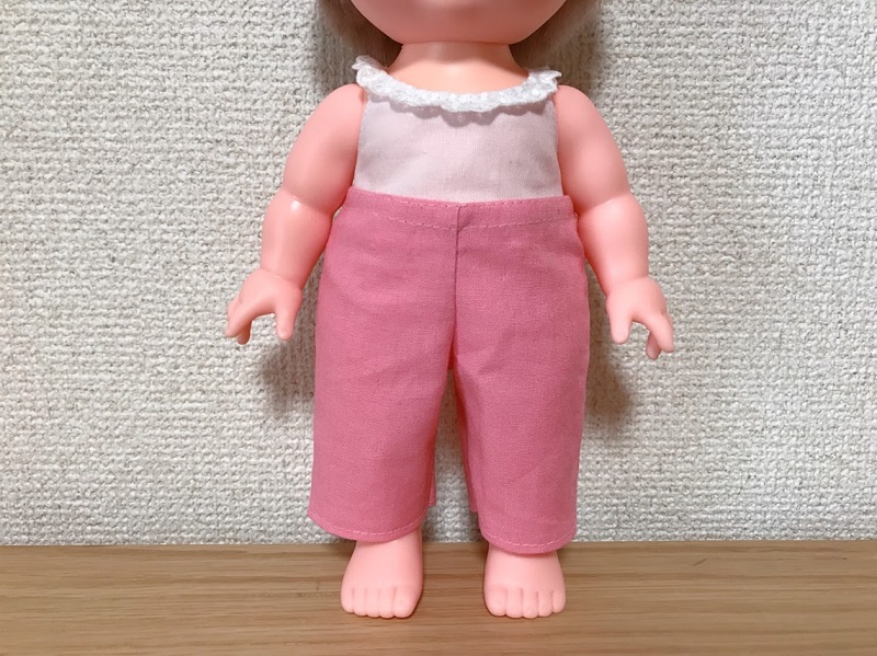 メルちゃんソランちゃん【ベーシックパンツ】の作り方と無料型紙