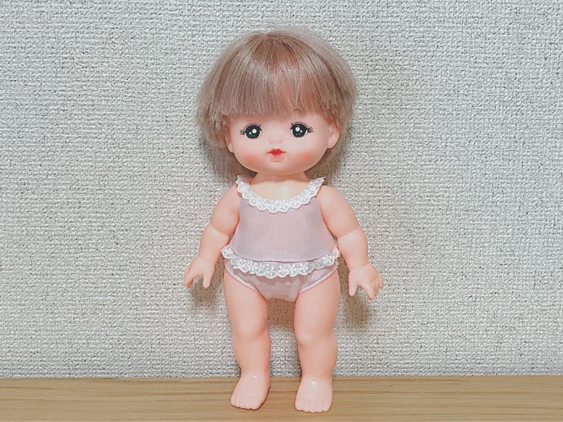 メルちゃんソランちゃん【キャミ(下着)】の無料型紙と作り方を紹介