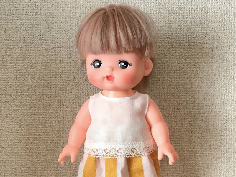メルちゃんソランちゃん【袖なし簡単ブラウス】の作り方と無料型紙