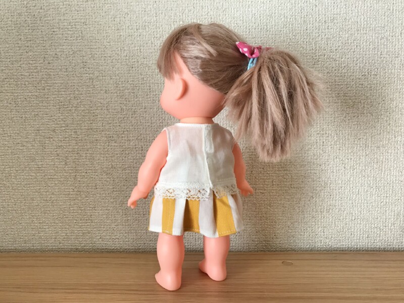 メルちゃんソランちゃん【袖なし簡単ブラウス】の作り方と無料型紙