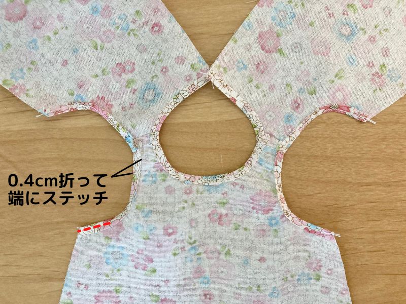 メルちゃん・ソランちゃん【ノースリーブAラインワンピース】の作り方と無料型紙