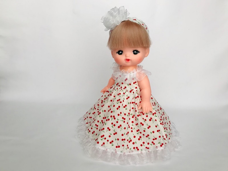 メルちゃん・ソランちゃんのキャミソールドレスの作り方と無料型紙