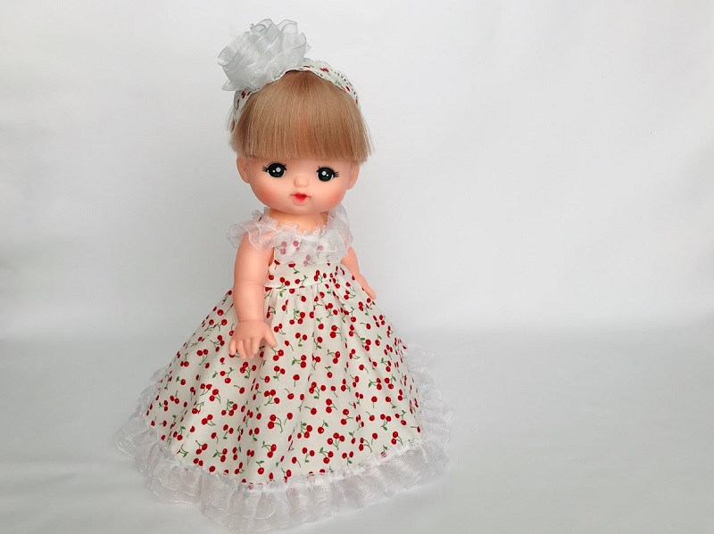 メルちゃん・ソランちゃんのキャミソールドレスの作り方と無料型紙