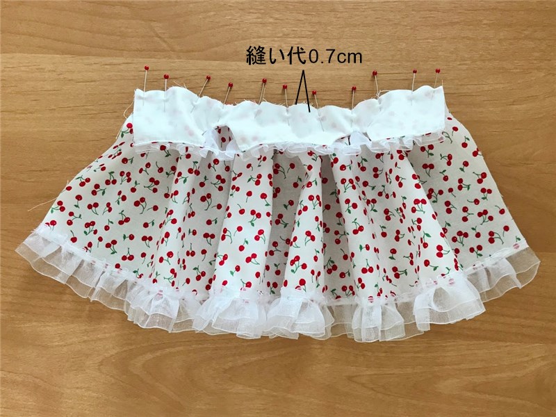 メルちゃん・ソランちゃんのキャミソールドレスの作り方と無料型紙