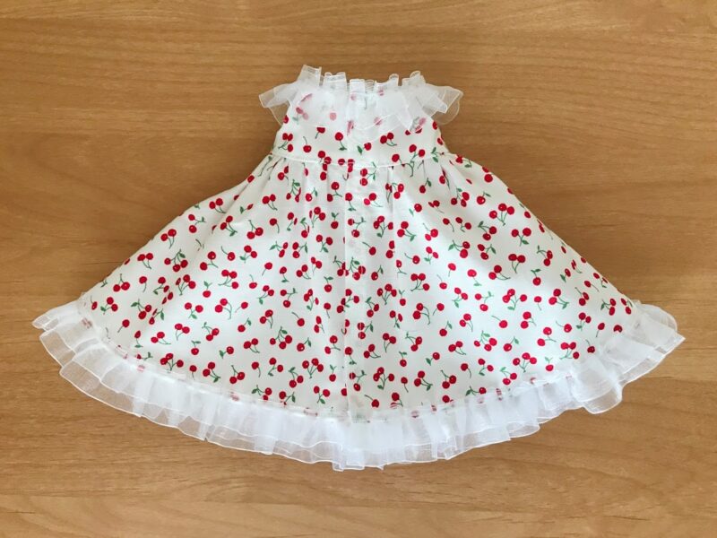 メルちゃん・ソランちゃんのキャミソールドレスの作り方と無料型紙