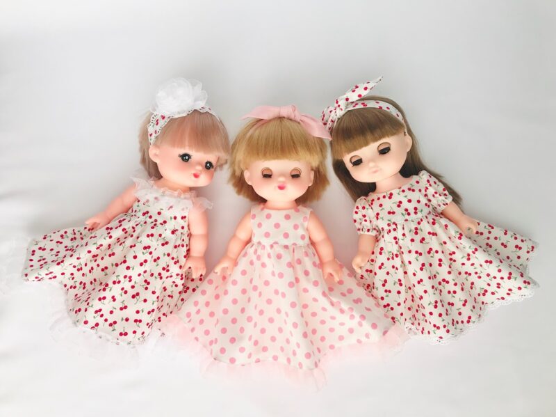 メルちゃん・ソランちゃんのドレスの作り方と無料型紙