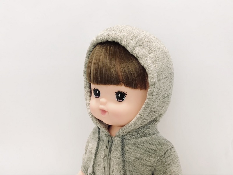 メルちゃん・ソランちゃん【パーカー】の作り方と無料型紙
