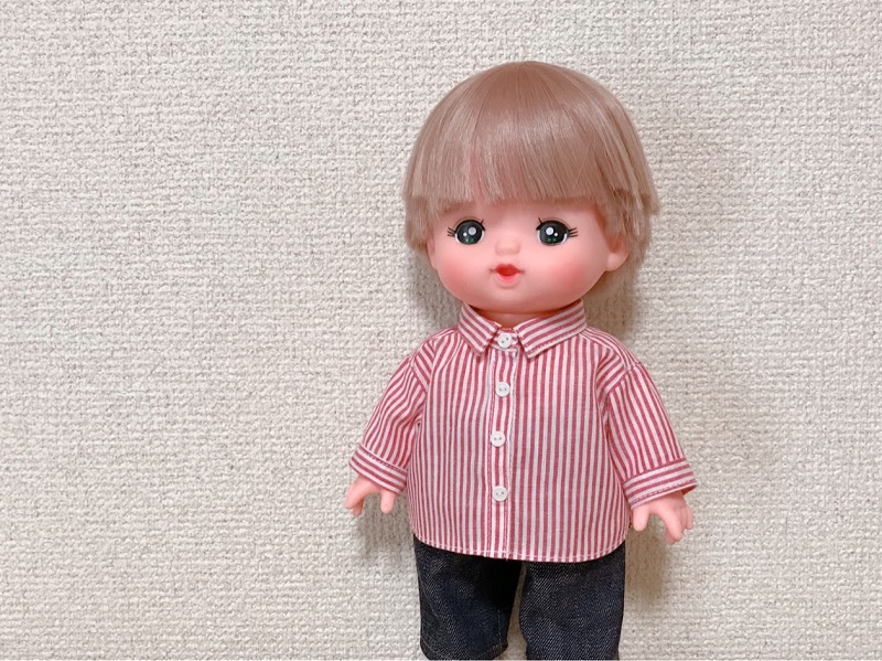 メルちゃん・ソランちゃん【シャツ】の作り方と無料型紙