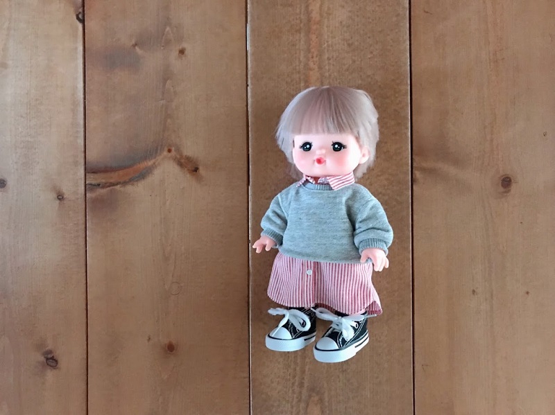 メルちゃん・ソランちゃん【シャツワンピース】の作り方と無料型紙