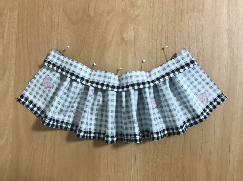 メルちゃん・ソランちゃん【ギャザースカート】作り方と無料型紙