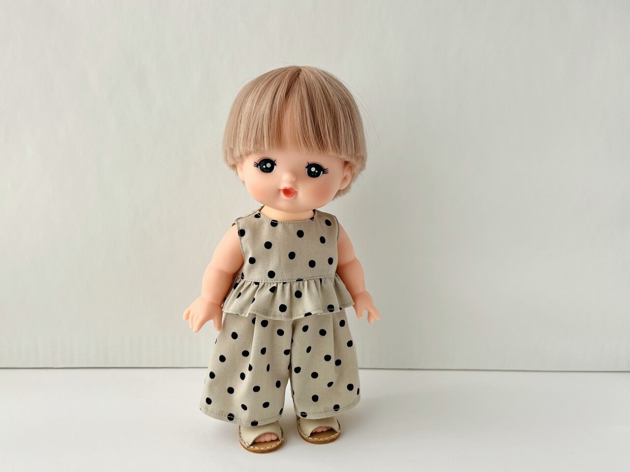 メルちゃん・ソランちゃん【フリルブラウス】の作り方と無料型紙