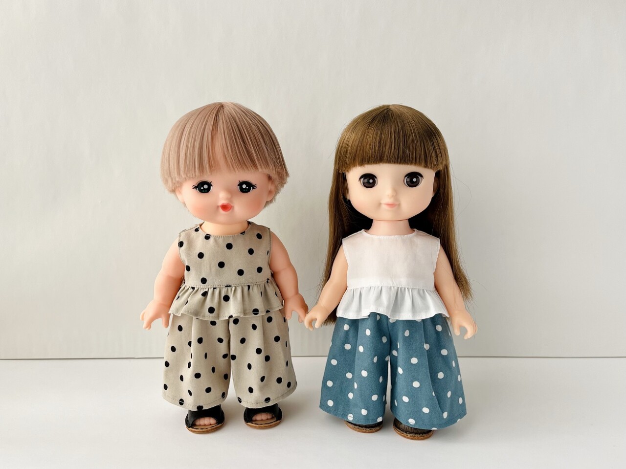 メルちゃん・ソランちゃん【フリルブラウス】の作り方と無料型紙