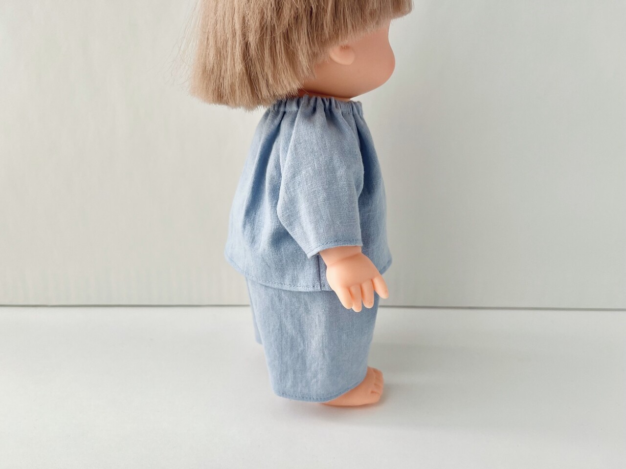 メルちゃん・ソランちゃん【前あきパジャマ】作り方と無料型紙