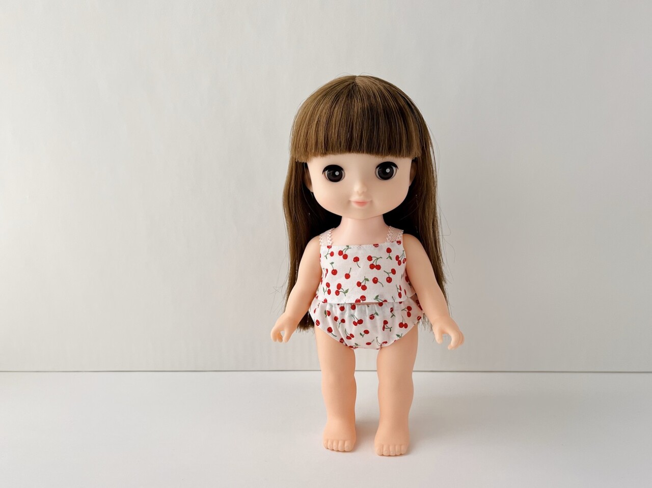 メルちゃん・ソランちゃんサイズの下着(キャミ)の作り方と無料型紙