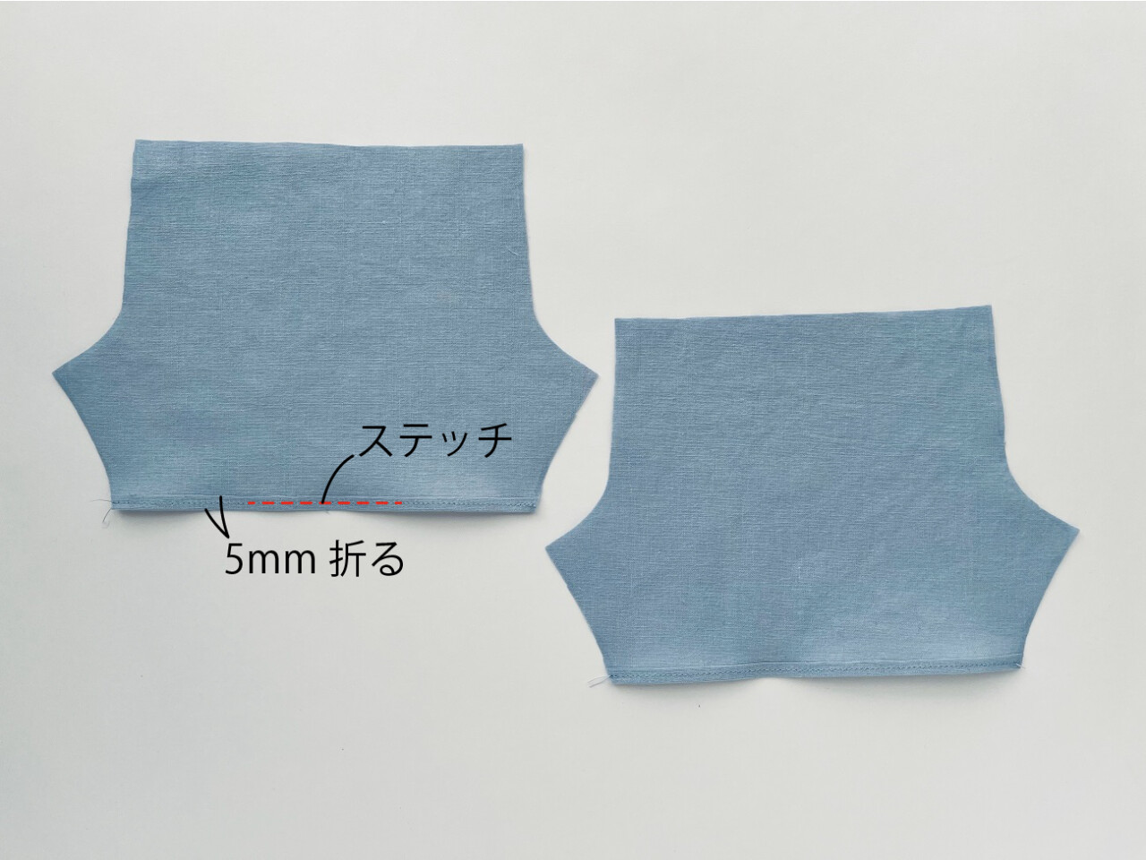メルちゃん・ソランちゃん【ゴムパンツ】作り方と無料型紙